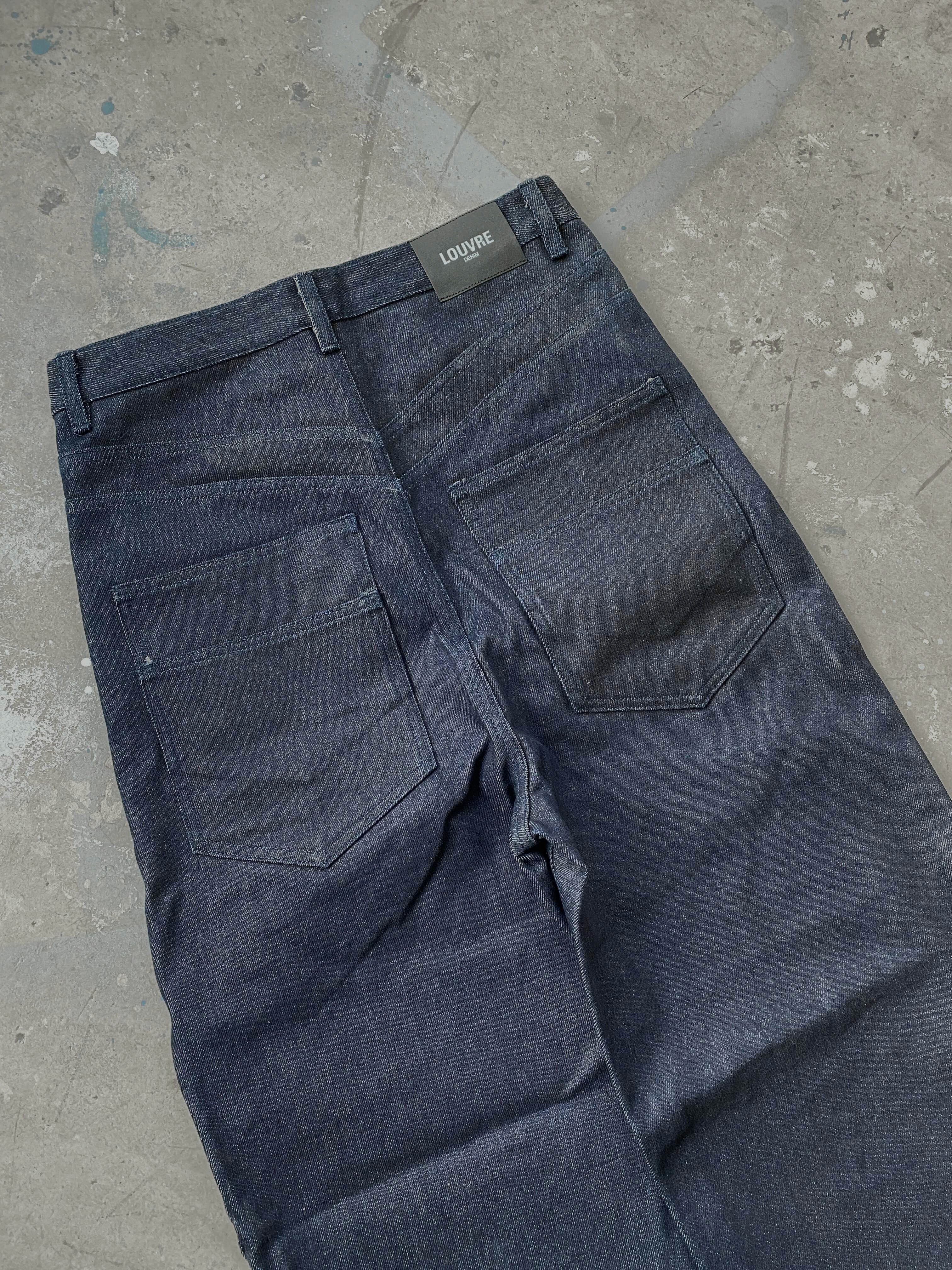 DOUBLE POCKET BAGGY RAW DENIM