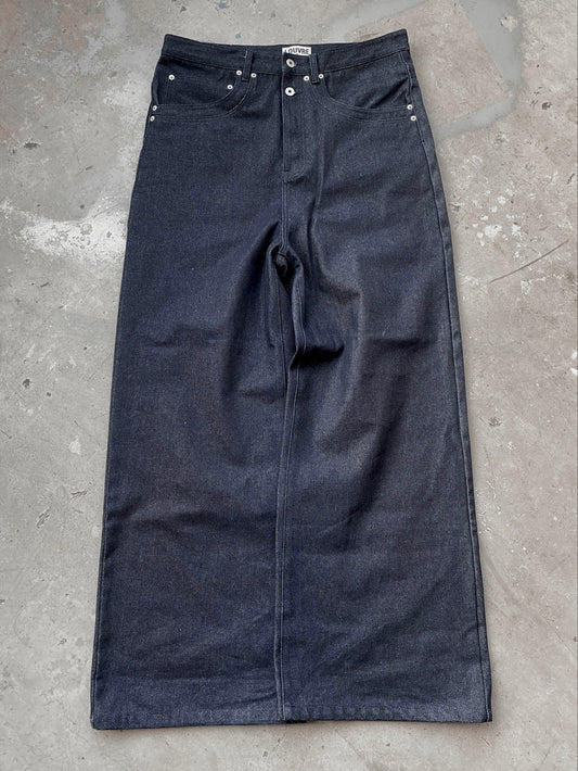 DOUBLE POCKET ULTRA BAGGY RAW DENIM